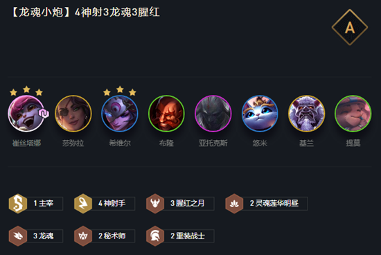 《云顶之弈》11.5版本龙魂小炮怎么玩