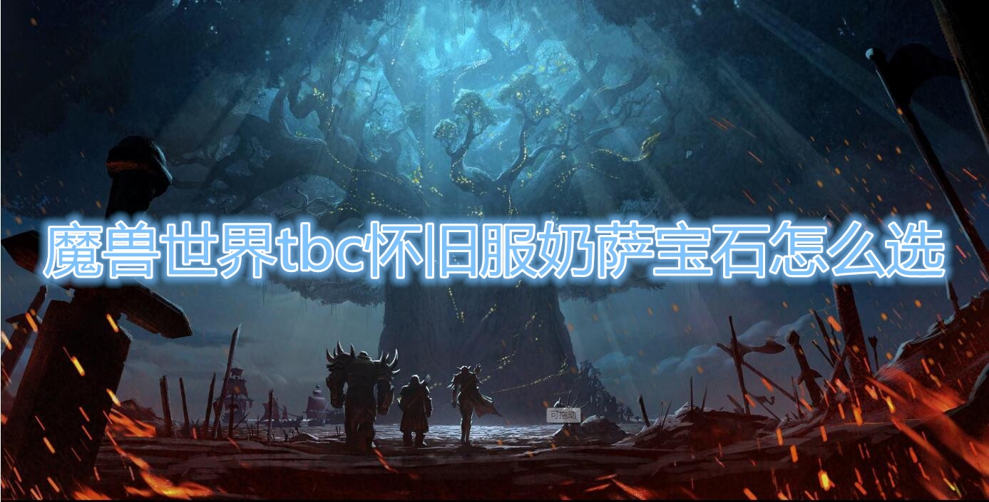 《魔兽世界》tbc怀旧服奶萨宝石属性选择