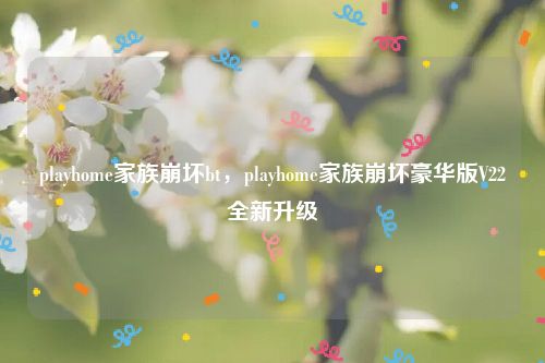 playhome家族崩坏bt，playhome家族崩坏豪华版V22全新升级