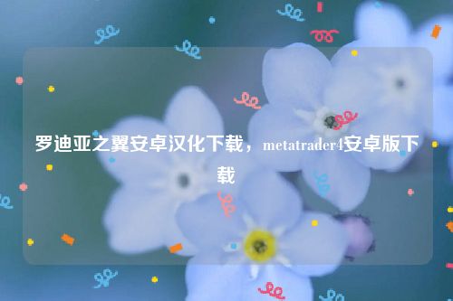 罗迪亚之翼安卓汉化下载,metatrader4安卓版下载