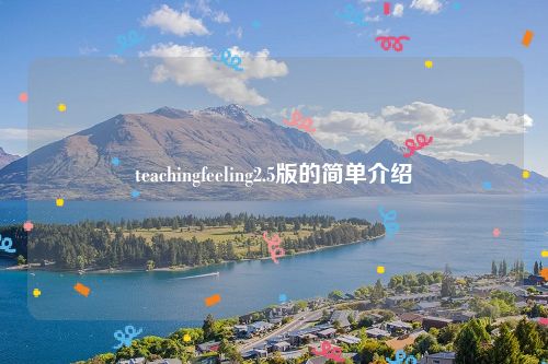 teachingfeeling2.5版的简单介绍